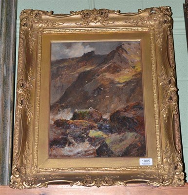 Lot 1005 - Owen Bowen ROI, PRCamA (1873-1967) ";Ravenscar, Robin Hoods Bay";, signed, inscribed verso, oil...