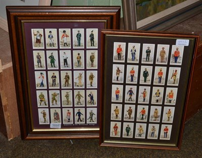 Lot 1037 - Two sets of Players cigarette cards ";Uniforms of the Territorial Army"; and ";Military Uniforms of