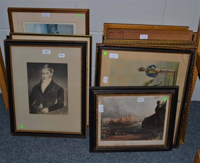 Lot 1061 - Quantity of prints including shooting scenes, hunting scenes, officers of the British Army, two...