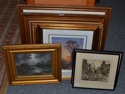 Lot 1083 - Attributed to James Webb (British, 1825 - 1895) Moorland scene with wagon, bearing signature...