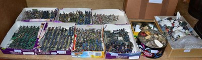 Lot 1101 - A quantity of painted lead war gaming figures