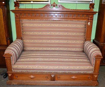 Lot 1199 - A two seater lounge bench