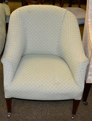 Lot 1250 - A late 19th century upholstered easy chair