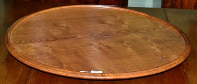 Lot 1255 - An oak lazy susan