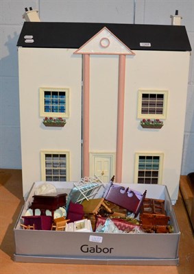 Lot 1369 - Dolls house and furniture