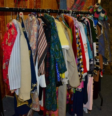 Lot 1430 - Rail of assorted costume, theatrical clothing etc