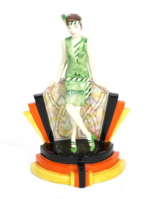 Lot 22 - John Michael for Kevin Francis, an Art Deco style figure, signed to base and inscribed...