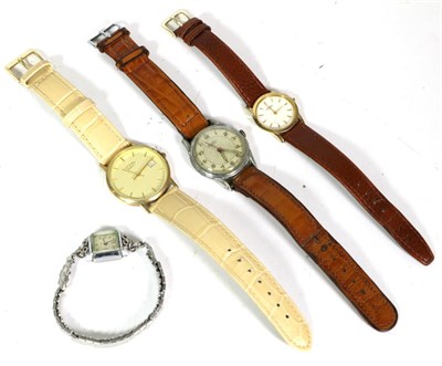 Lot 91 - Four watches including Bentina, Rotary and two others