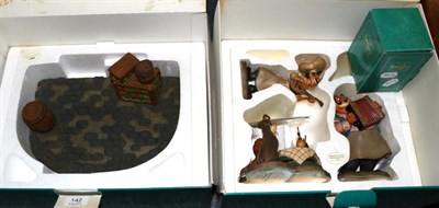 Lot 142 - Three boxed Walt Disney Studio's Lady and the Tramp groups, including Bella Notre Lady and the...