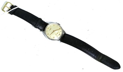 Lot 263 - A stainless steel wristwatch, signed Longines