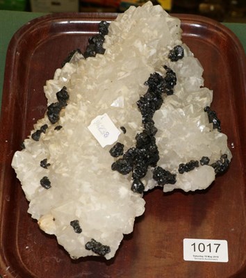 Lot 1017 - Minerals: Sphalorite Crystals on Quartz from Elliot's String, Small Clough Mine, Alston Moor,...