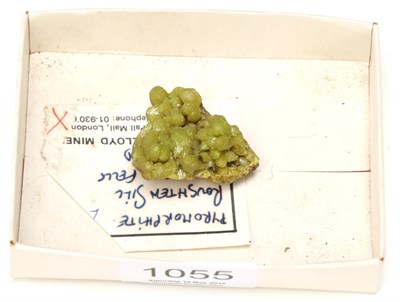 Lot 1055 - Minerals: A Pyromorphite specimen from Roughten Gill, Cumberland