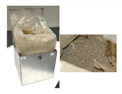 Lot 1061 - Minerals: A heavy bag of allegedly gold shale from Wales