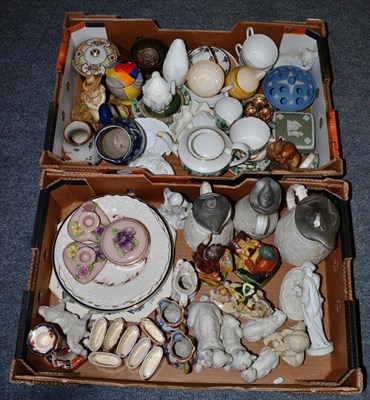 Lot 1119 - Assorted decorative ceramics to include Masons; Victorian relief moulded jugs; Grays Susie...