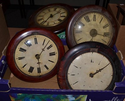 Lot 1162 - Four alarm wall clocks (two boxes)