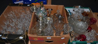 Lot 1175 - Assorted glass ware (three boxes)