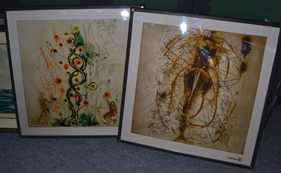 Lot 1220 - Two reproduction prints after Salvador Dali, published by Demart, each numbered from an edition...