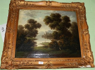 Lot 1247 - Attributed to Rev. Robert Woodley Brown (act 1840-1860) oil on canvas, 49cm by 59cm