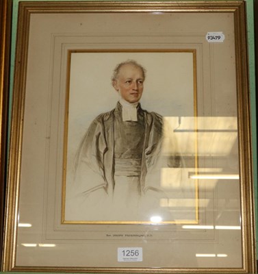 Lot 1256 - Charles Jones Basebe (1818-1880), Rev. Joseph Prendergast, 27cm by 20cm, watercolour, signed...