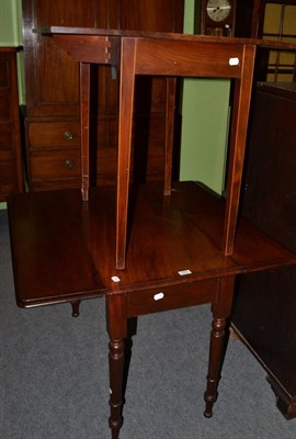 Lot 1405 - Two mahogany Pembroke tables