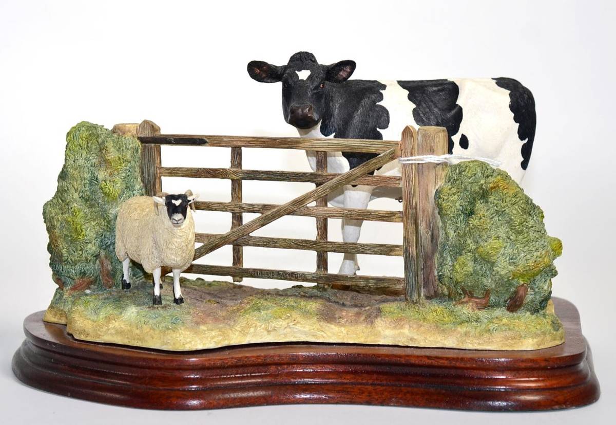 Lot 23 - Border Fine Arts 'Downland Partners', model No. B0336 by Kirsty Armstrong, limited edition...