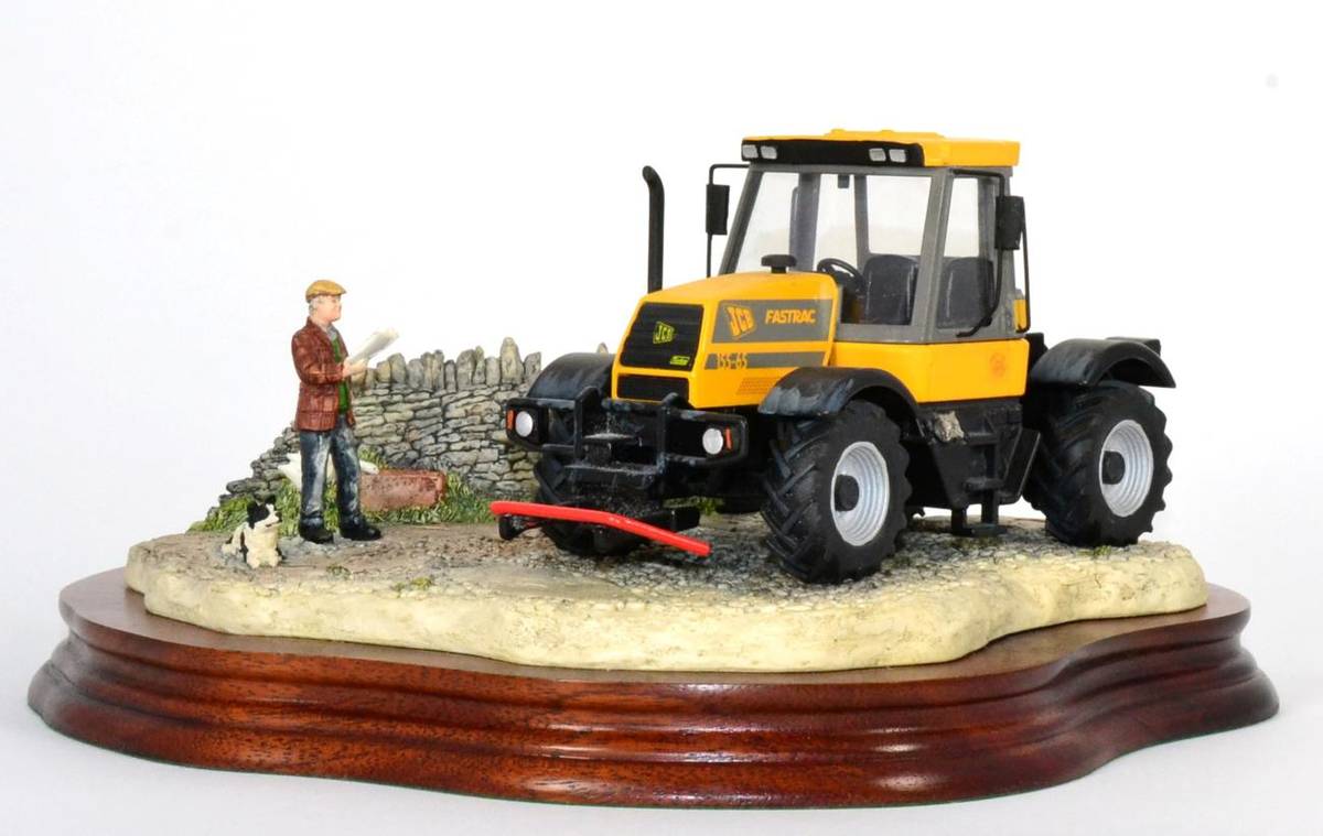 Lot 28 - Border Fine Arts 'Frontiers of Farming' (Fastrac JCB), model No. B0273 by Kirsty Armstrong, limited
