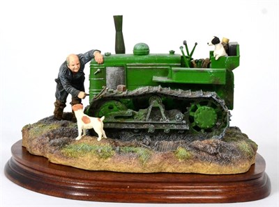 Lot 60 - Border Fine Arts 'Starts First Time' (Fowler Diesel Crawler Mark VF), model No. B0702 by Ray Ayres