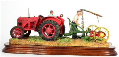 Lot 76 - Border Fine Arts 'The First Cut' (David Brown Cropmaster), model No. JH70 by Ray Ayres, limited...