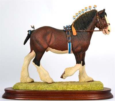 Lot 86 - Border Fine Arts 'Victory at the Highland' Clydesdale Stallion (Standard Edition), model No....