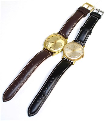 Lot 131 - Two plated wristwatches signed Avia and Sekonda