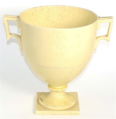 Lot 201 - A 19th century Wedgwood oversized twin handled pedestal cup