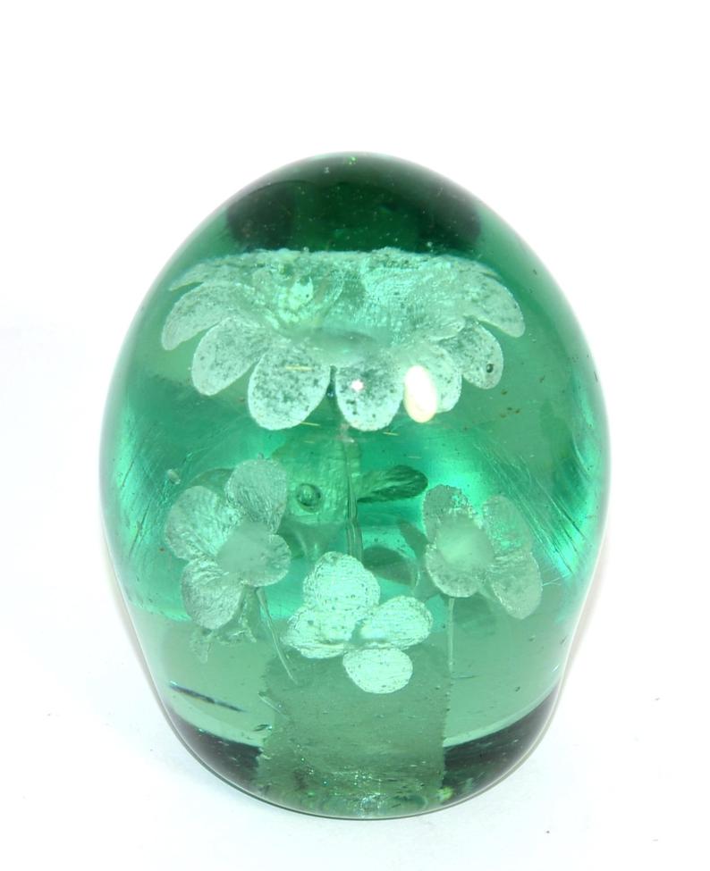 Lot 267 - Victorian green glass dump