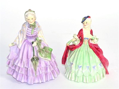 Lot 273 - Royal Doulton figure Sibell HN1668 and Gentlewoman HN1632, both dated 1934