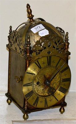 Lot 372 - A lantern clock