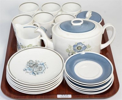 Lot 443 - Susie Cooper six piece tea set