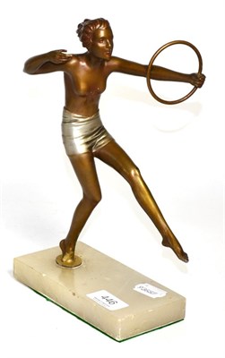 Lot 446 - An Art Deco bronze of a dancer