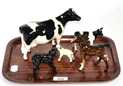 Lot 459 - Five pieces of Beswick C H Claybury Leegwater and others