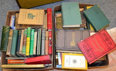 Lot 1088 - Two boxes of assorted books