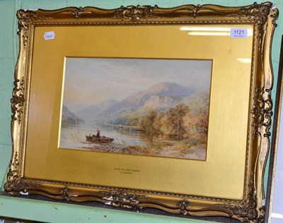 Lot 1121 - C Pearson (19th century School) Scene on Loch Lomond, watercolour