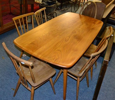 Lot 1193 - Five Ercol 391 chairs and one other