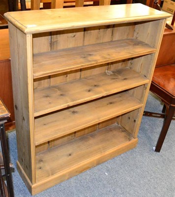 Lot 1200 - A pine bookshelf