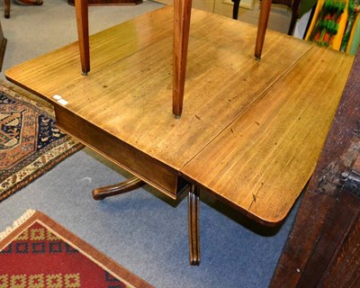 Lot 1255 - A 19th century mahogany sofa table