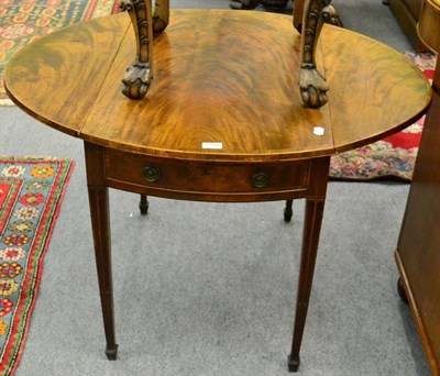 Lot 1266 - A George III mahogany Pembroke table