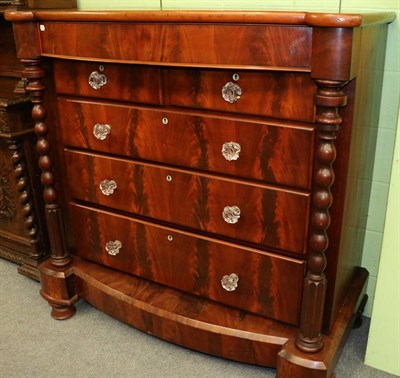 Lot 1326 - A Victorian mahogany Scotch chest