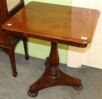 Lot 1339 - A mid 19th century mahogany tilt top pedestal table