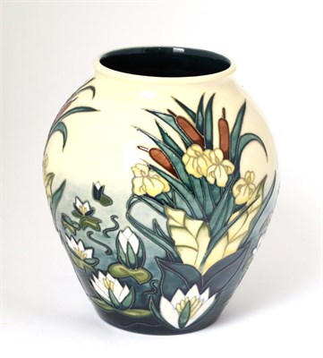 Lot 41 - A Moorcroft pottery vase by Rachel Bishop, with painted and impressed marks, 21cm