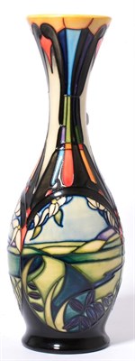 Lot 51 - A Moorcroft pottery Vale of Aire 81/10 vase limited no.108/150 designed by Emma Bossons