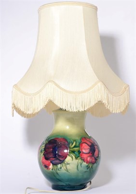 Lot 66 - A Moorcroft table lamp