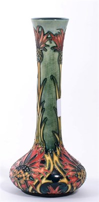 Lot 67 - A Moorcroft pottery vase Crimson Cornflower 99/8 designed by Nicola Slaney