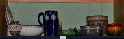 Lot 131 - A collection of Doulton pottery and Quimper ware